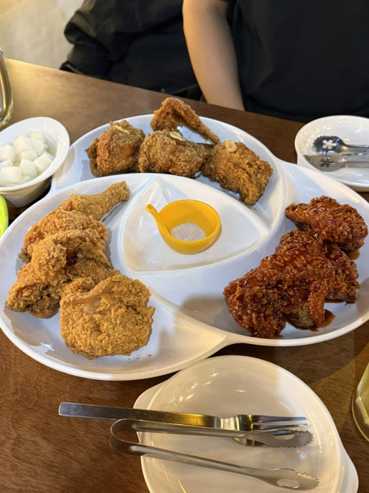  향동 맛집 호치킨 크리스피, 간장, 열나게맵닭 반반반!