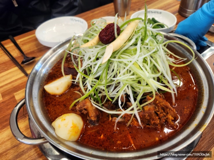  모란역감자탕맛집 형제들감자탕 감자탕B 후기