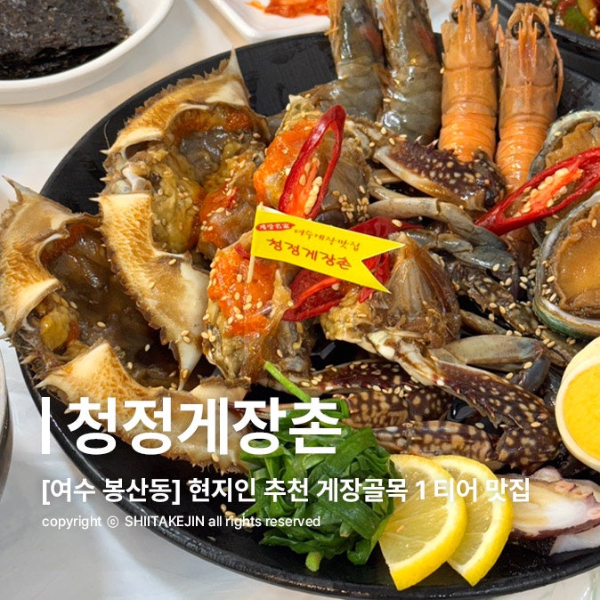  [여수 게장 맛집] 청정게장촌 vs 명동게장 현지인 추천 게장 1티어 맛집 비교, 1탄 청정게장촌