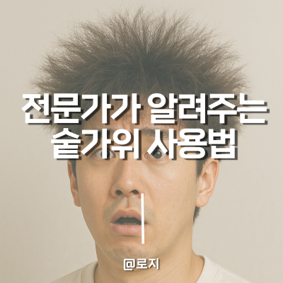  숱가위 사용법과 주의사항. 다이소, 올리브영 숱가위와 전문가용 미용가위의 차이점