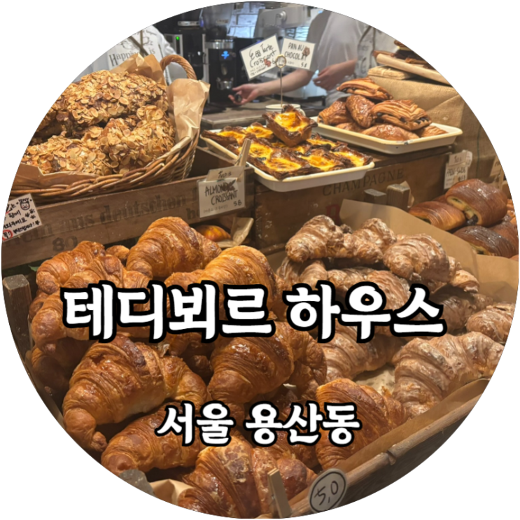  용산 테디뵈르하우스 방문 후기 귀여운 인테리어와 뺑오스위스가 맛있는 곳