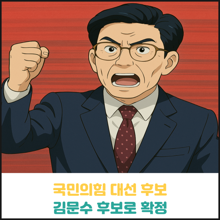 국민의힘 대선 후보 김문수 후보로 최종 확정 국민의힘 대선 후보 김문수 후보로 최종 확정