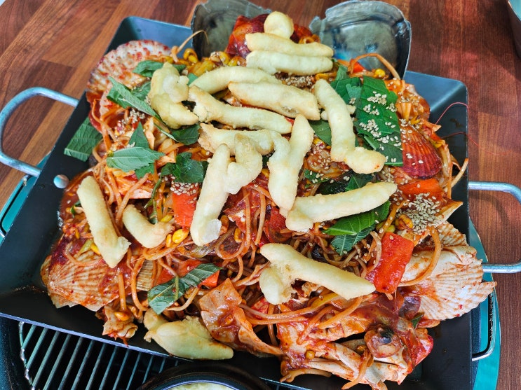  인천 영종도 을왕리 맛집 한판떠조개구이 푸짐한 해물찜