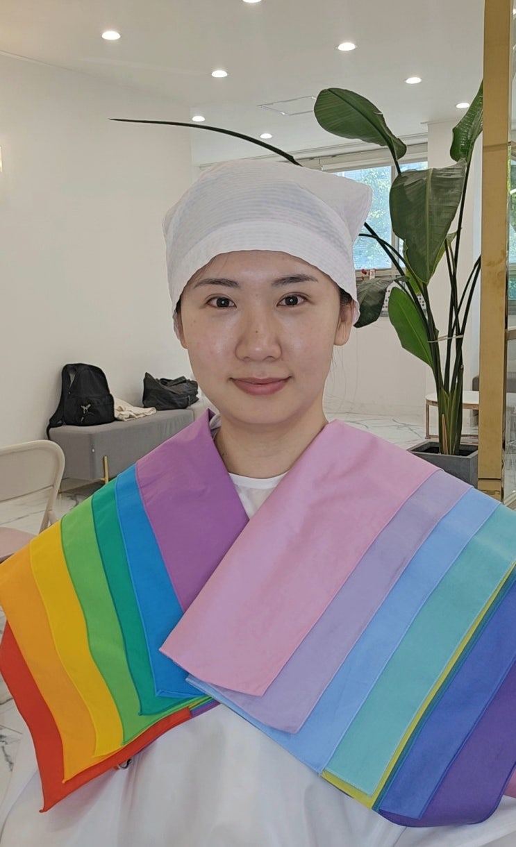  구미퍼스널컬러 제대로 진단받기 터치아카데미 후기 미지근톤까지 알려주는 구미메이크업샵