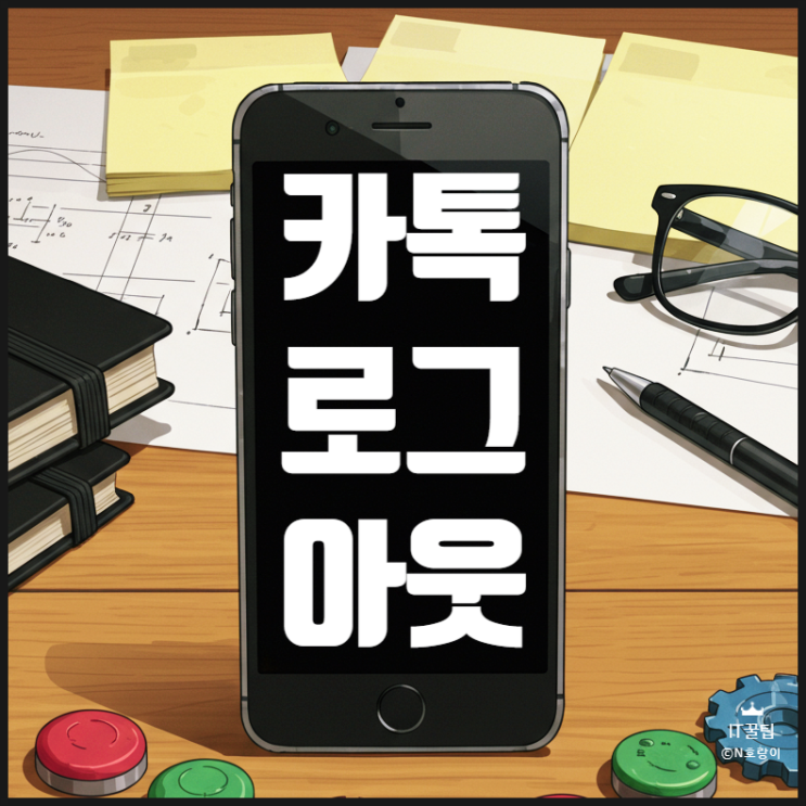 모바일 카톡 로그아웃 방법 간단 정리 모바일 카톡 로그아웃 방법 간단 정리