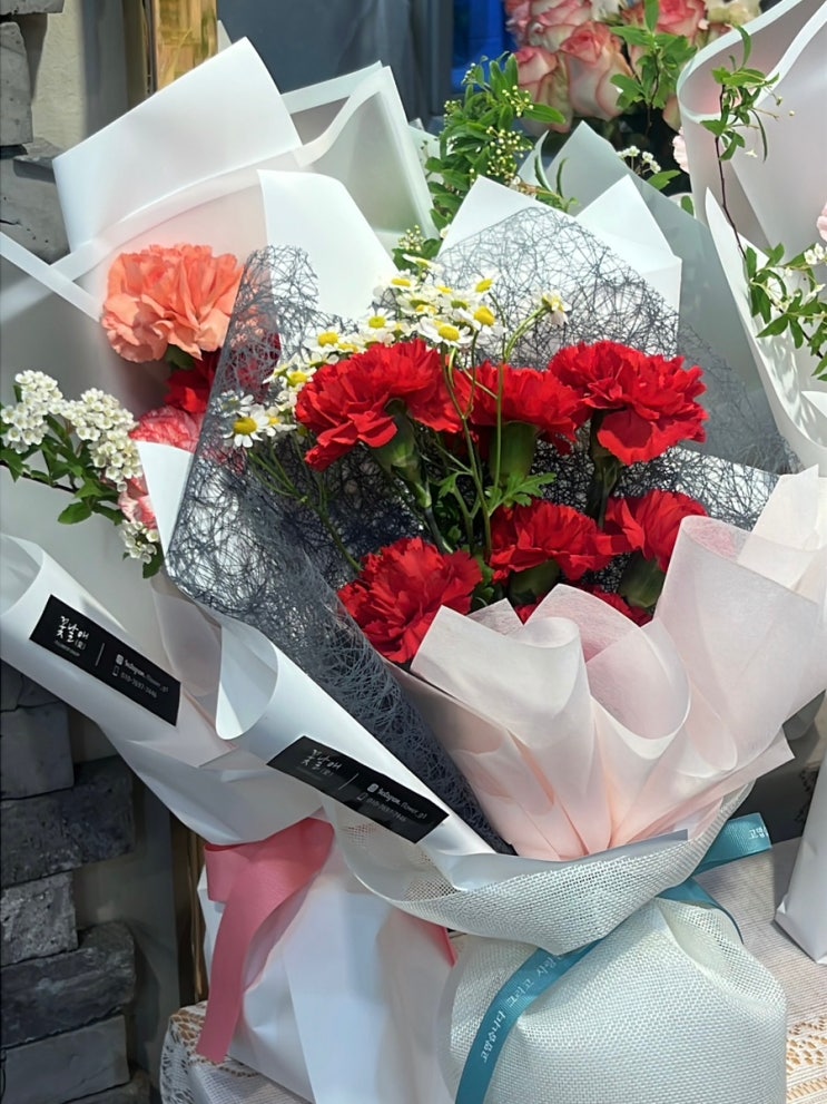  대전어버이날꽃 꽃화병 대전카네이션 꽃바구니 대전당일꽃배달 가능한 유성꽃집 꽃날애