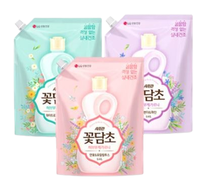  샤프란 꽃담초 연꽃 섬유유연제 리필 1.6L