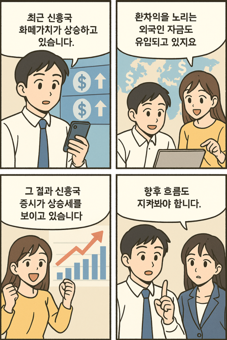  신흥국 통화 강세로 증시 훈풍? 외국인 자금이 몰리는 진짜 이유