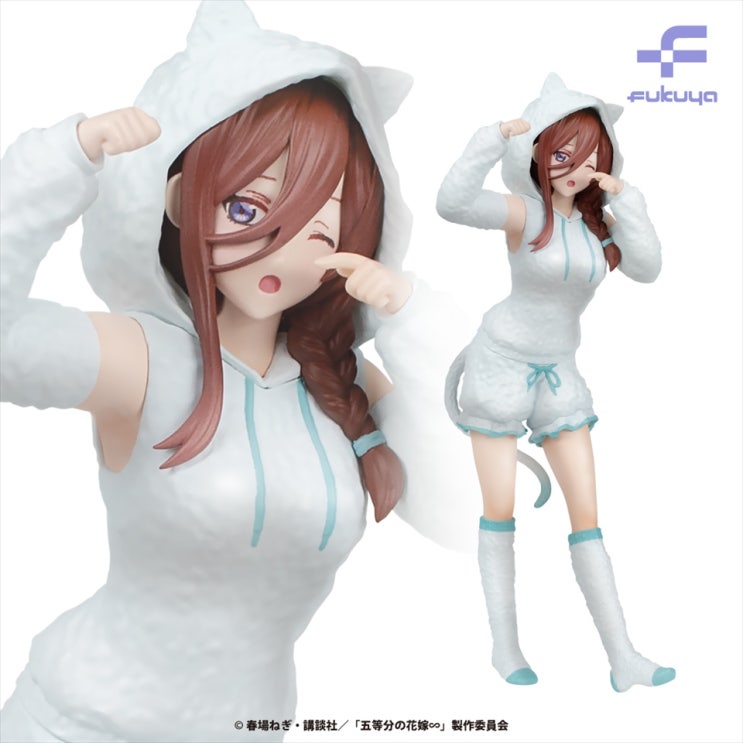  5등분의 신부 Fascinity Figure 미쿠~고양이귀 후드티