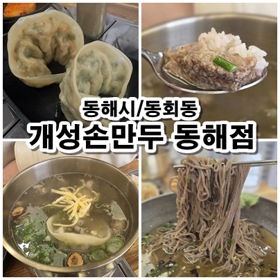 [동해 동희동] 직접 빚은 손만두와 시원한 육수의 메밀소바 맛집, '개성손만두 동해점' 방문기.