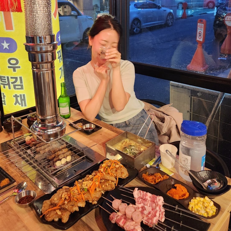 갈마동 맛집 하얼번 양꼬치 세트 구성이 찐이네
