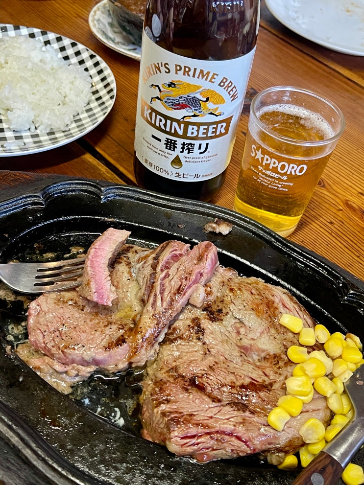 도쿄맛집 리베라하우스에서 파는 추성훈스테이크 먹고싶어서 비행기까지 탄 사연