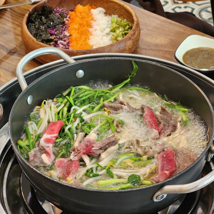  마곡 서울식물원맛집 양천샤브손칼국수 마곡본점 주차