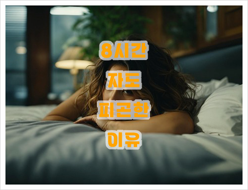 8시간 이상을 자도 피곤한 이유