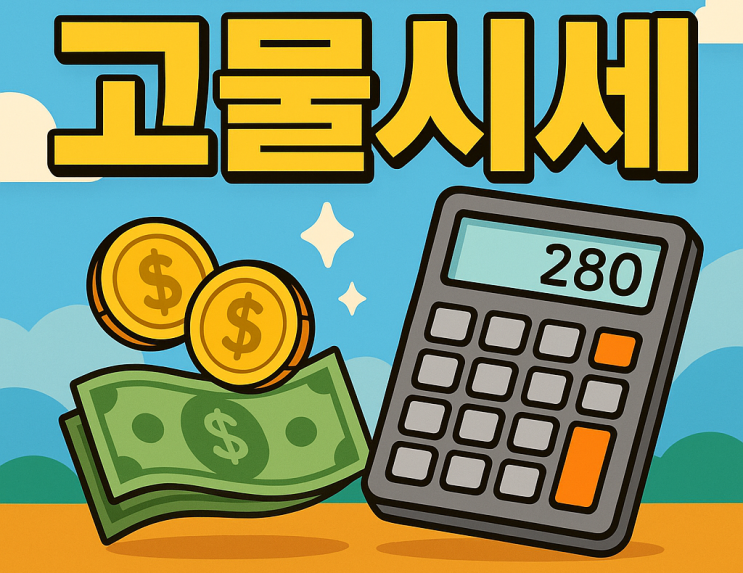  이번주 (2025년05월05일) 고물시세·고철시세·헌옷시세 알려드려요 <양평고물상 명성철재·고물>