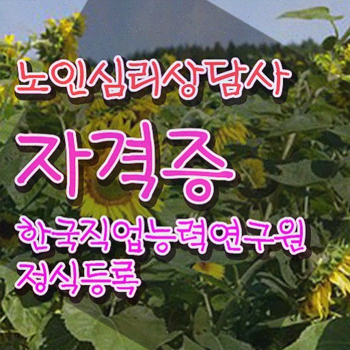  노인심리상담사 2급 , 노인심리상담사 자격증 15일 만에 합격정보