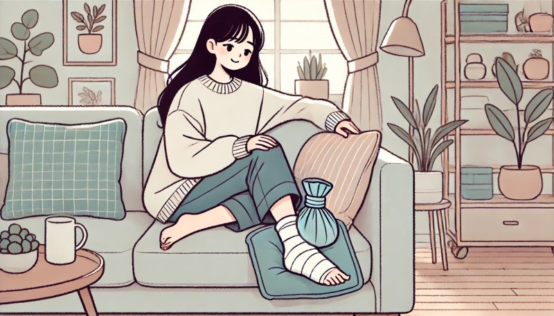 발목 접질렀을 때 찜질과 테이핑, 무엇이 먼저일까?