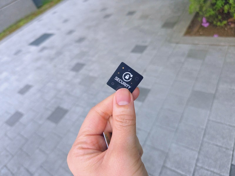 CUID 스티커 NFC 도어락 공동현관 카드키 스티커로 대체 완전 편함!