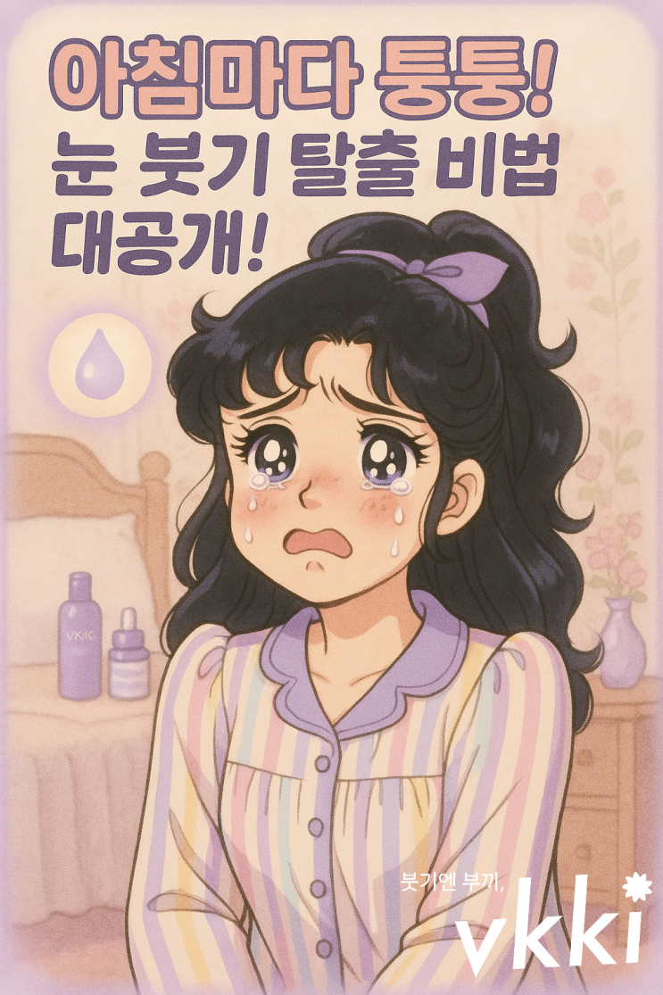  눈 붓기 집중 공략! 눈가 림프 순환 마사지 & 지압법으로 붓기 쏙 빼세요 (최신)