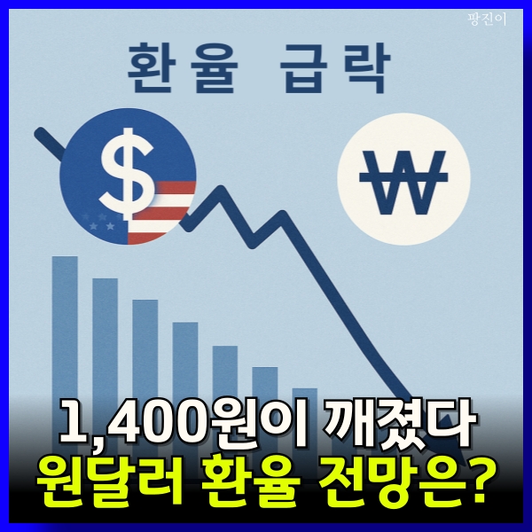  원달러환율 전망 하락 이유 - 예상치 못한 급락...