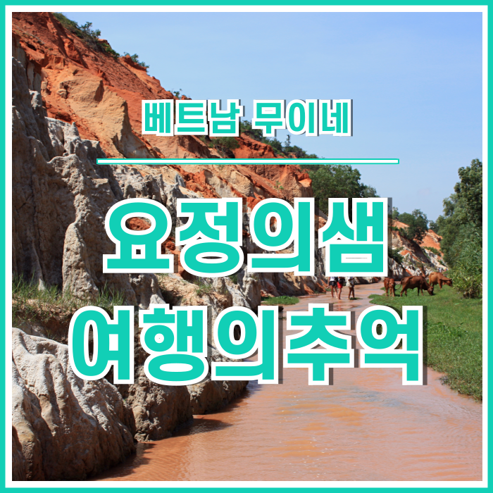  [베트남] 이색적인 무이네의 리틀 그랜드캐년 요정의샘 다녀온 여행의추억