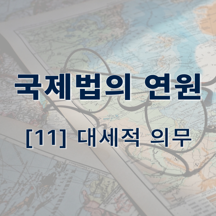  국제법의 연원 - 대세적 의무
