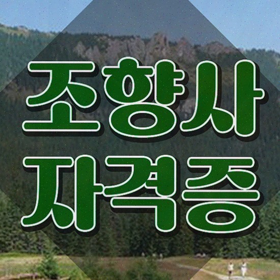  , 조향사자격증 온라인으로 손쉽게 합격 비법 정리해드립니다