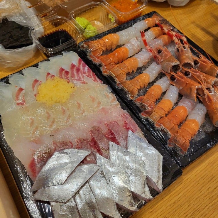  제주 애월 도톰횟집 포장 후기