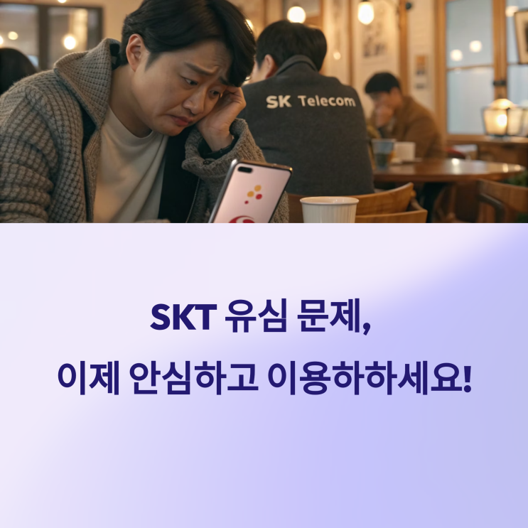   SKT 유심해킹 문제 대응! 신규가입개통,번호이동서비스일시중단(5월 5일~),유심교체집중,유심보호서비스자동가입,해외여행객 지원강화(인천김포공항로밍센터인력강화)