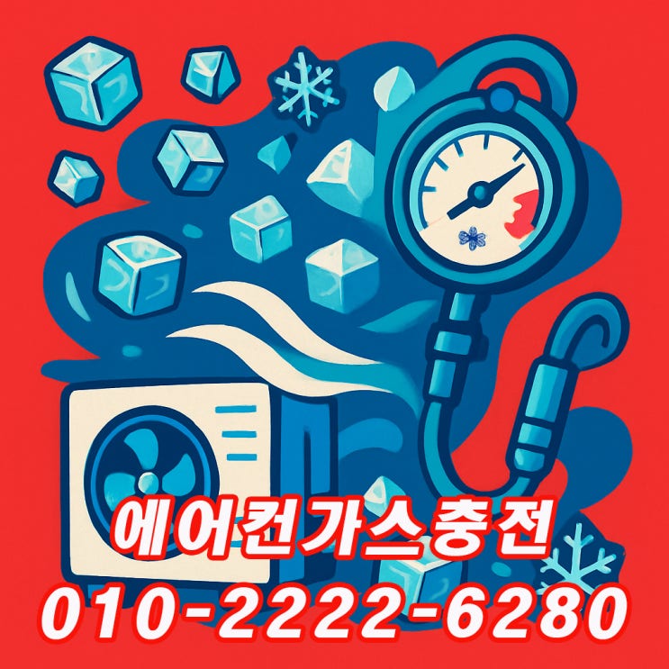  시흥에어컨가스충전 우리집에어컨온도가 안내려가요.-에어컨 냉매 부족 시 온도 안 떨어지는 원인과 해결법