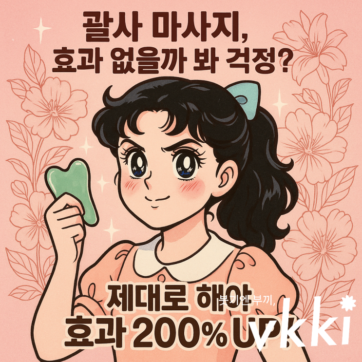  괄사 마사지, 효과 없을까 봐 걱정? 제대로 해야 효과 200% UP!