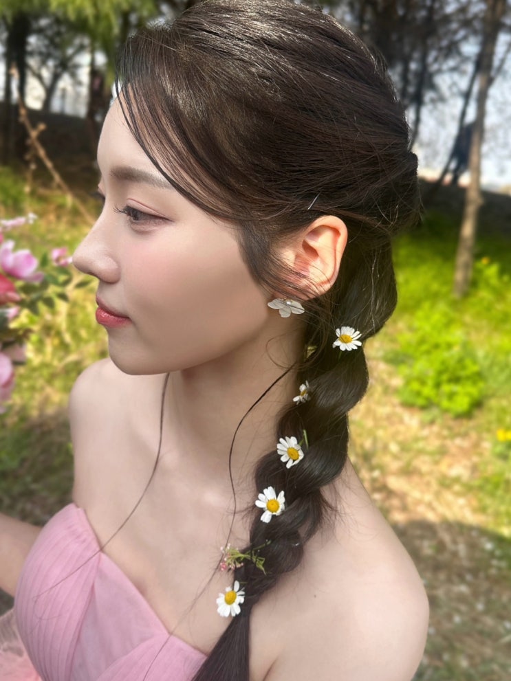  ️사계절 웨딩 스냅 대전 봄 촬영 헤메 후기 '메이크업 유나'