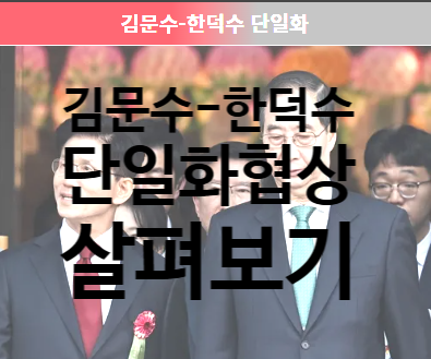 <b>김문수</b>-<b>한덕수 단일화 협상</b> 살펴보기