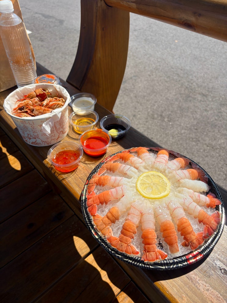  제주도딱새우회 맛집 여기고씨네:) 서귀포 딱새우회 포장후기