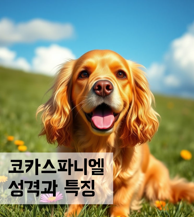  코카스파니엘 성격과 특징, 털빠짐