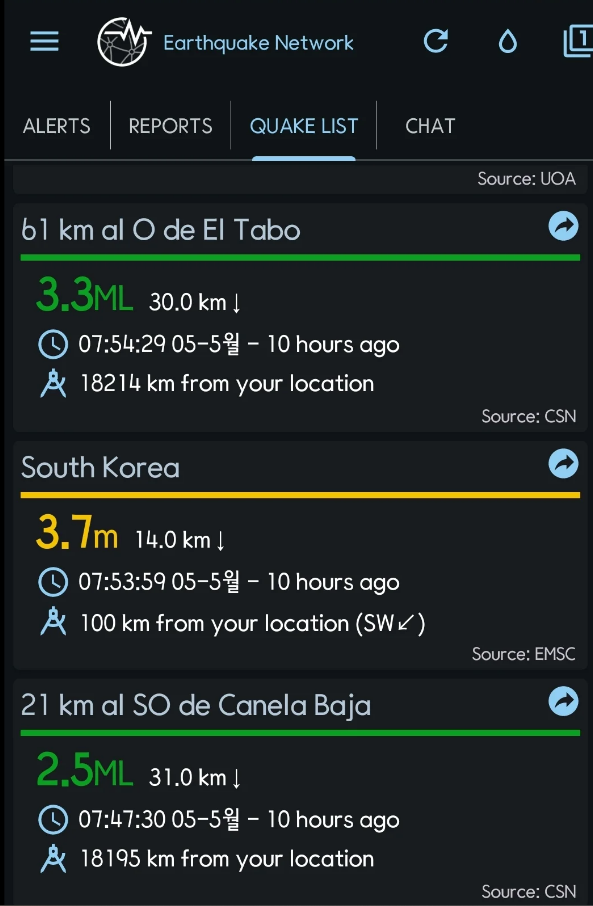  충남 태안 해역서 규모 3.7 지진! 인천 시민들도 느꼈어요