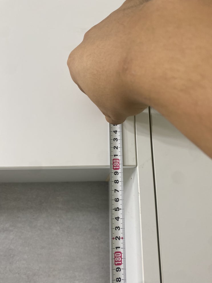  냉장고 안들어갈 때, 상부장 절단 리폼 방법