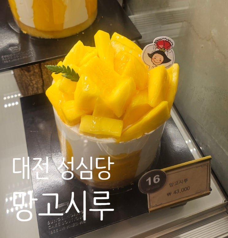  망고시루 보관 성심당 본점 케익부띠끄 가격 주말웨이팅 구매꿀팁 알려드림