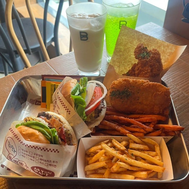  용산 후암동 수제버거 맛집 바스버거