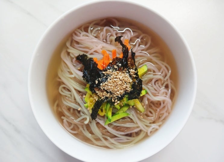  구포국수 물국수 비빔국수레시피