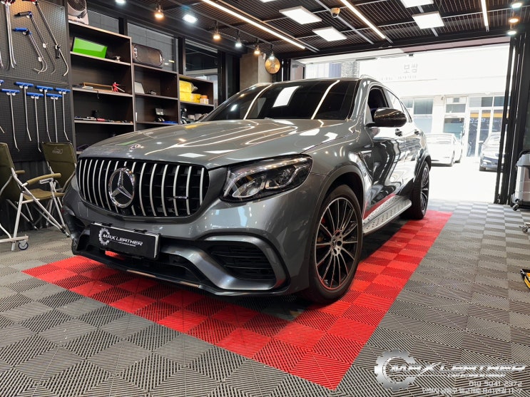 인천 자동차 벤츠 GLC 핸들까짐 긁힘 핸들복원