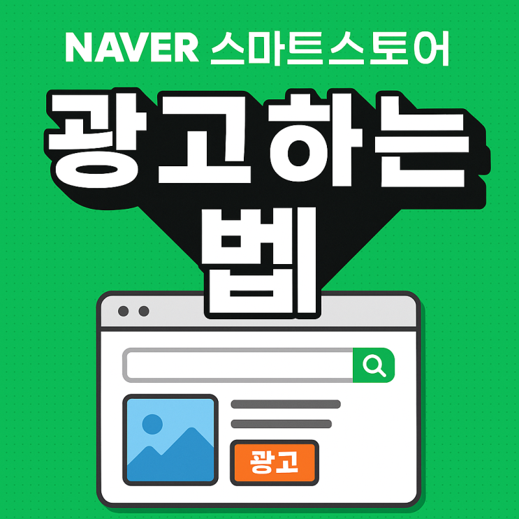  네이버 스마트스토어 광고하는 법