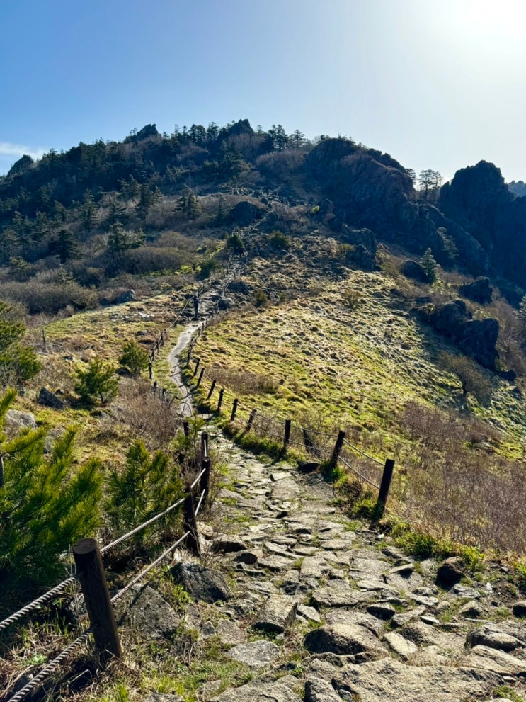  지리산 무박산행(5/3-4일) 거림 ~ 연하선경 ~ 천왕봉 ~ 중산리. 거북이산장에서 식사