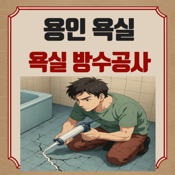  용인 욕실 누수 처인구 역북동 김량장동 아파트 방수공사