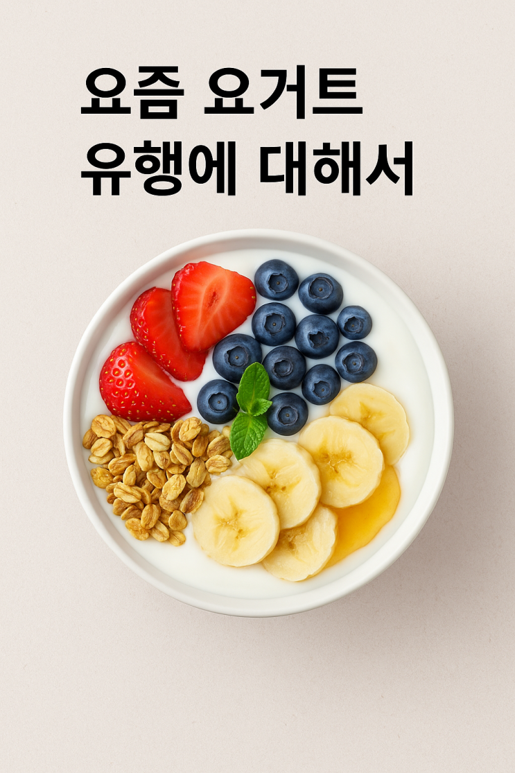  요즘 왜 다들 요거트에 빠졌을까?