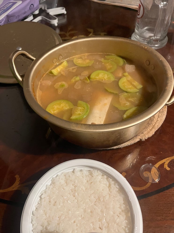  [다이어트로그] 청국장 / 절 비빔밥 / 매운카레 / 현풍칼국수+공기밥 +소주 1병 / 진격거 극장판 + 에비스 맥주 2캔