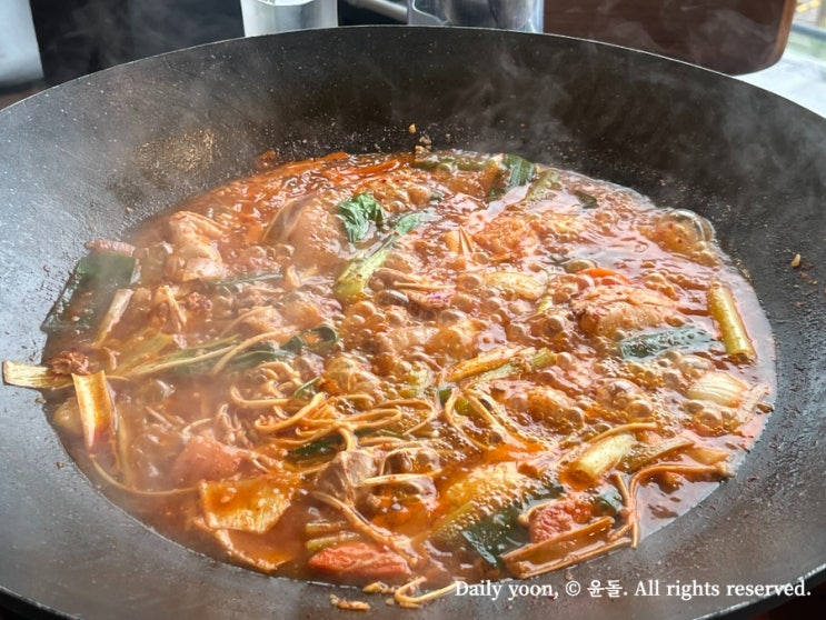  포곡읍 에버랜드 맛집 | 윤호네솥뚜껑닭볶음탕 내돈내산