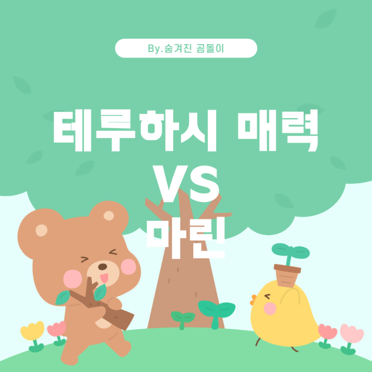  테루하시와 마린: 매력 비교