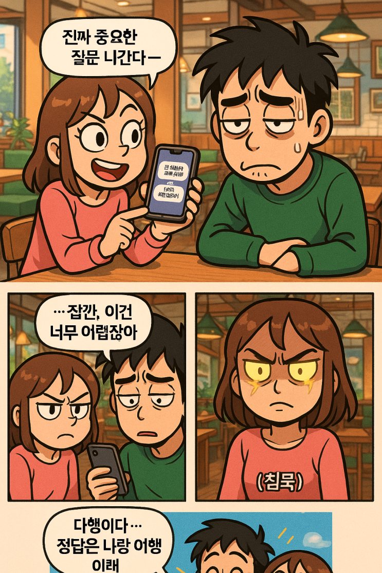   “키스 VS 3일 잠수”…커플 밸런스게임, 요즘 연애의 민낯