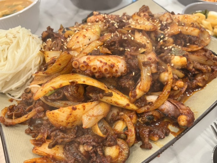  대전 탄방동 가족 외식 추천 맛집, 촌길낙지 탄방점 스페셜 낙지볶음 아이와 먹어본 후기